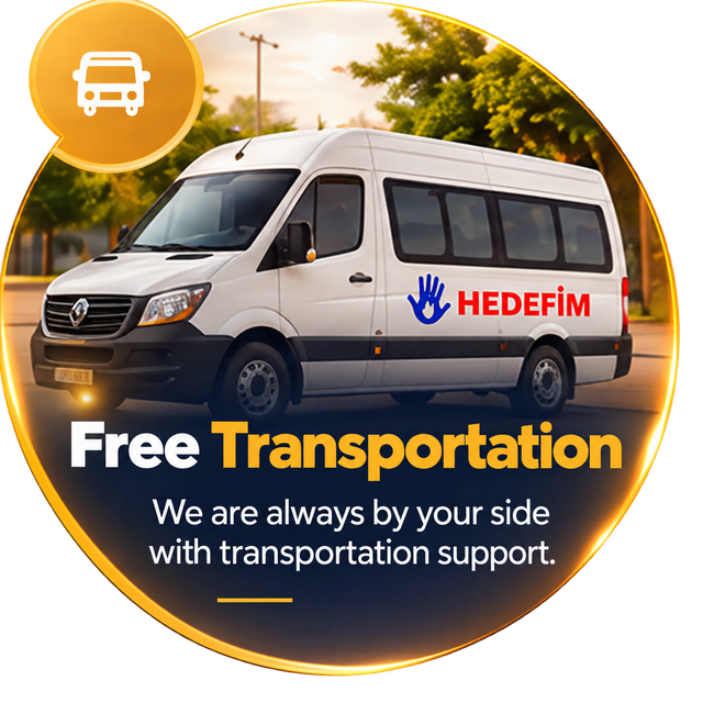 Free Transportation: We are always by your side with transportation support.